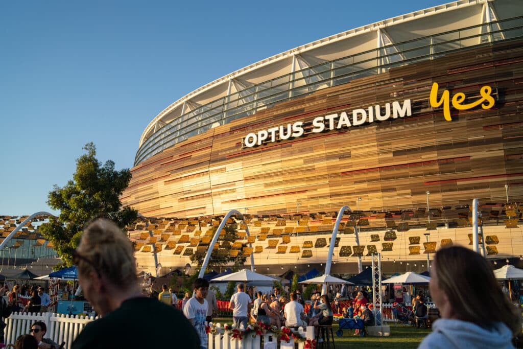 optus stadium christmas event