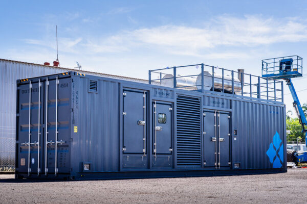 turnkey generator set built for powering remote wastewater treatment facility in Northern Territory